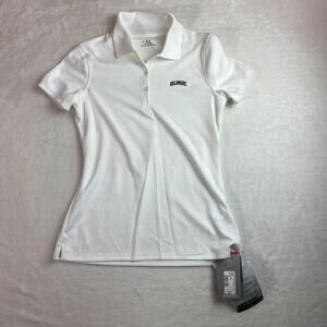 Under Armour Heatgear‎ Shirt Polo Womens Delaware White Small